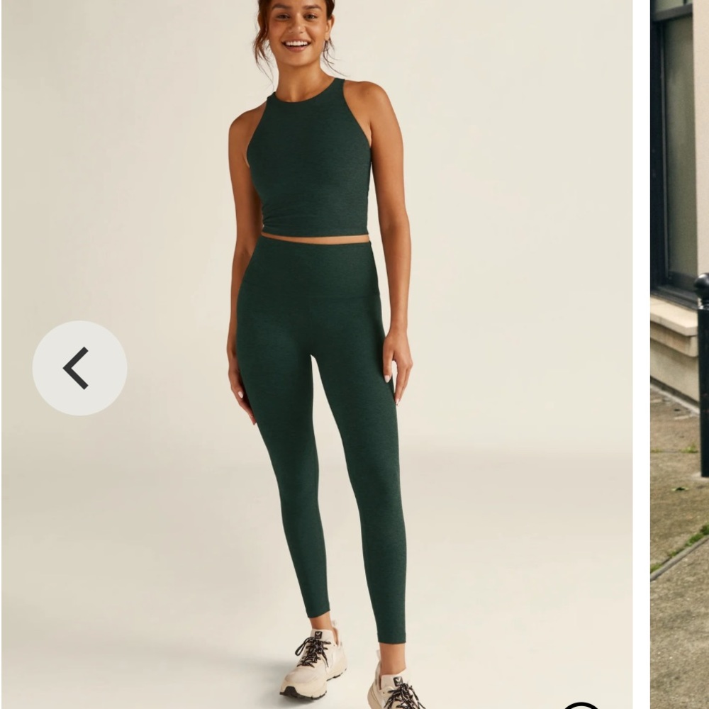 Dark Green Beyond Yoga Leggings